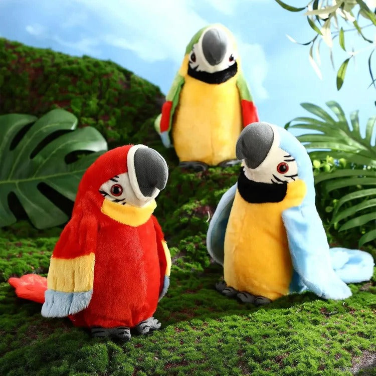 Interactive Plush Parrot with Sound and Music Features