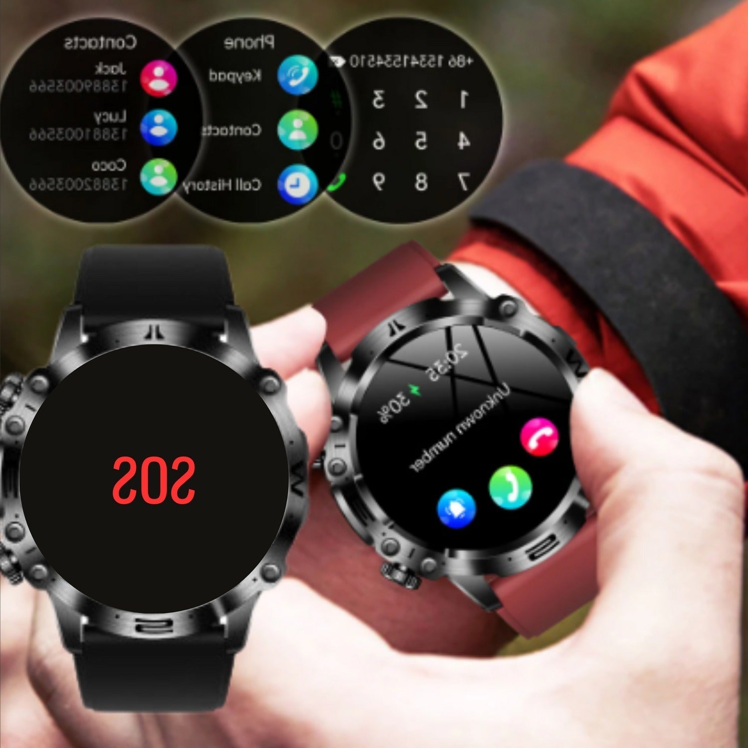 ConnectFit Smartwatch – Bluetooth Calling & Activity Tracker