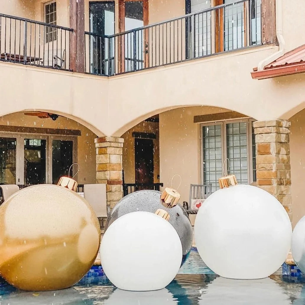 Inflatable Holiday Sphere for Festive Decor