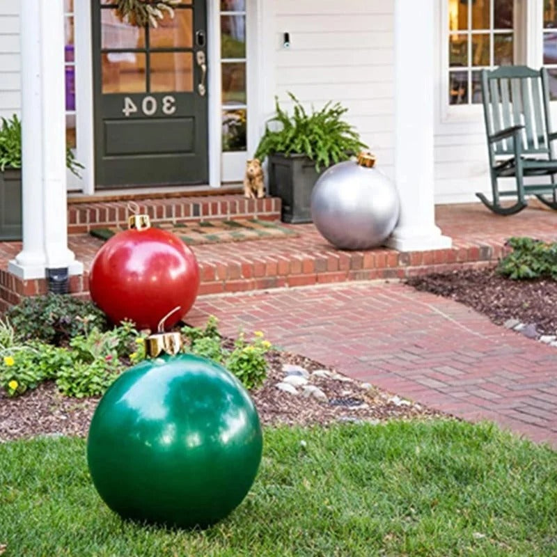 Inflatable Holiday Sphere for Festive Decor