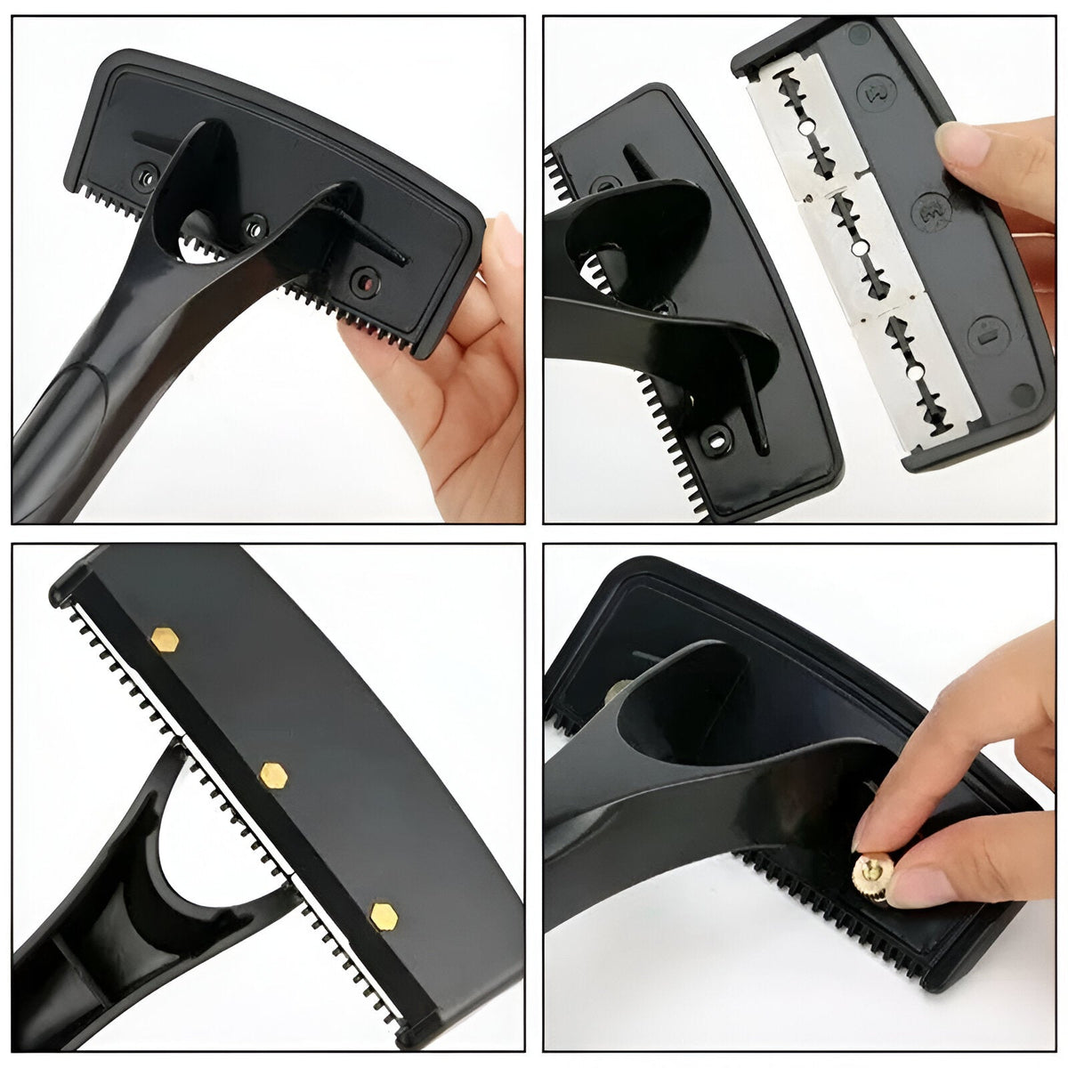 Ergonomic Back Grooming Shaver with Extended Handle