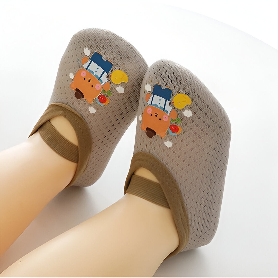 Flexible Toddler Slip-Resistant Footwear with Fun Designs