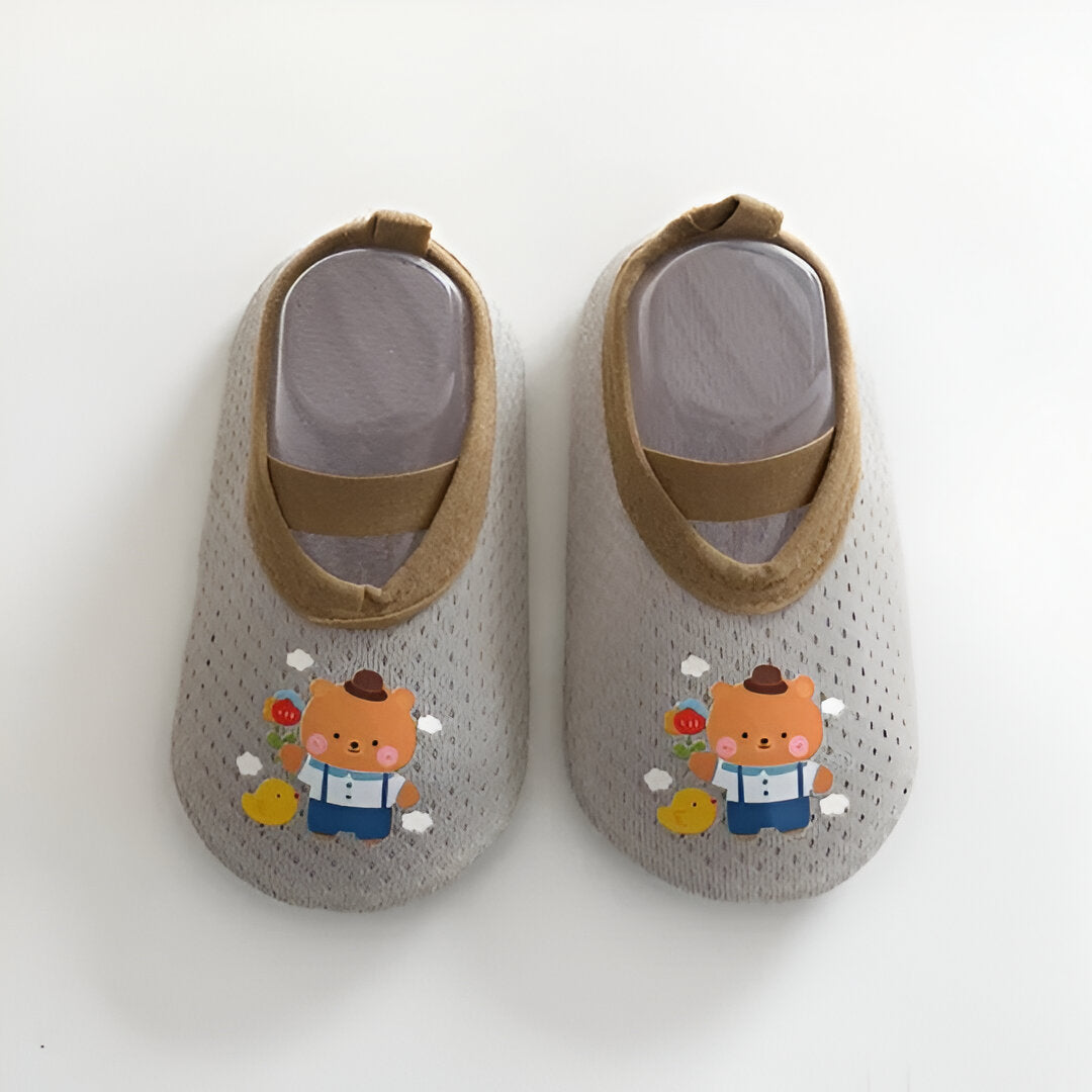 Flexible Toddler Slip-Resistant Footwear with Fun Designs