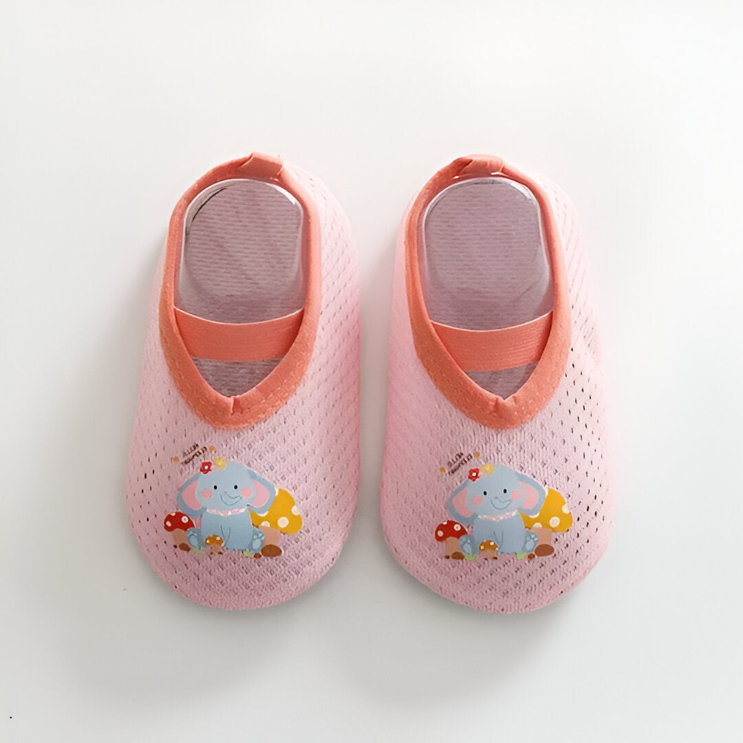 Flexible Toddler Slip-Resistant Footwear with Fun Designs