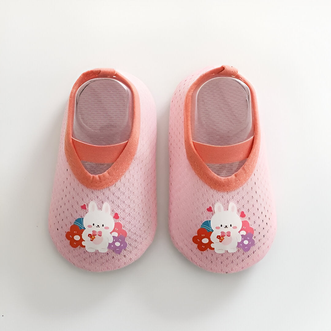 Flexible Toddler Slip-Resistant Footwear with Fun Designs