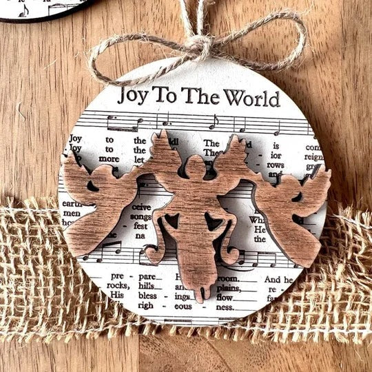 Musical Nativity Ornament Set for Festive Decor