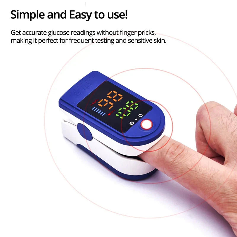 Smart Pulse Oxygen Monitor with Color Display