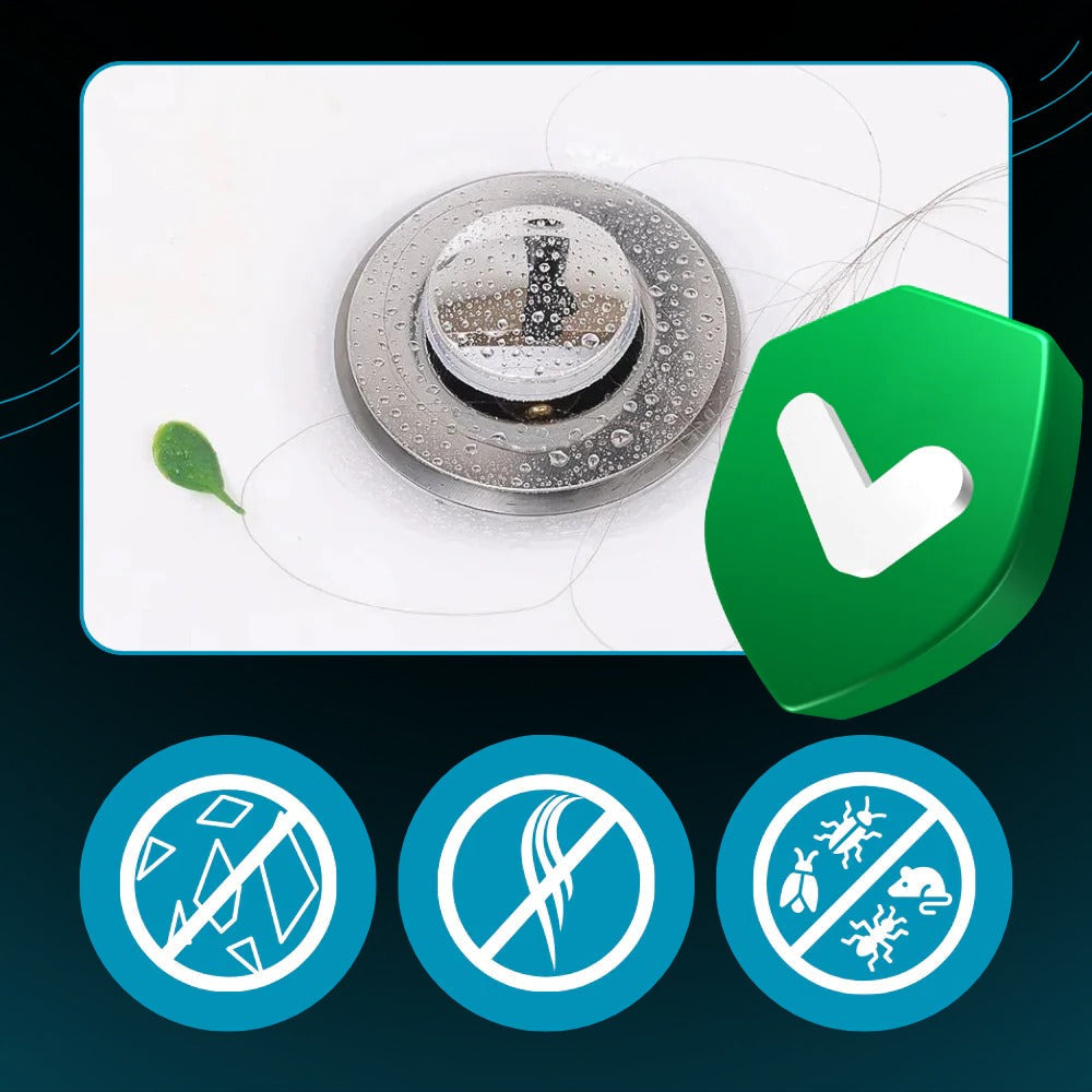 Smart Drain Stopper for Odor Control and Clog Prevention