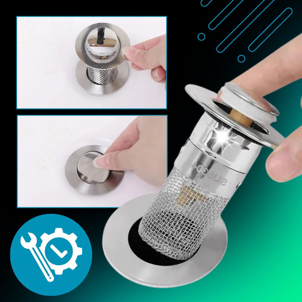 Smart Drain Stopper for Odor Control and Clog Prevention