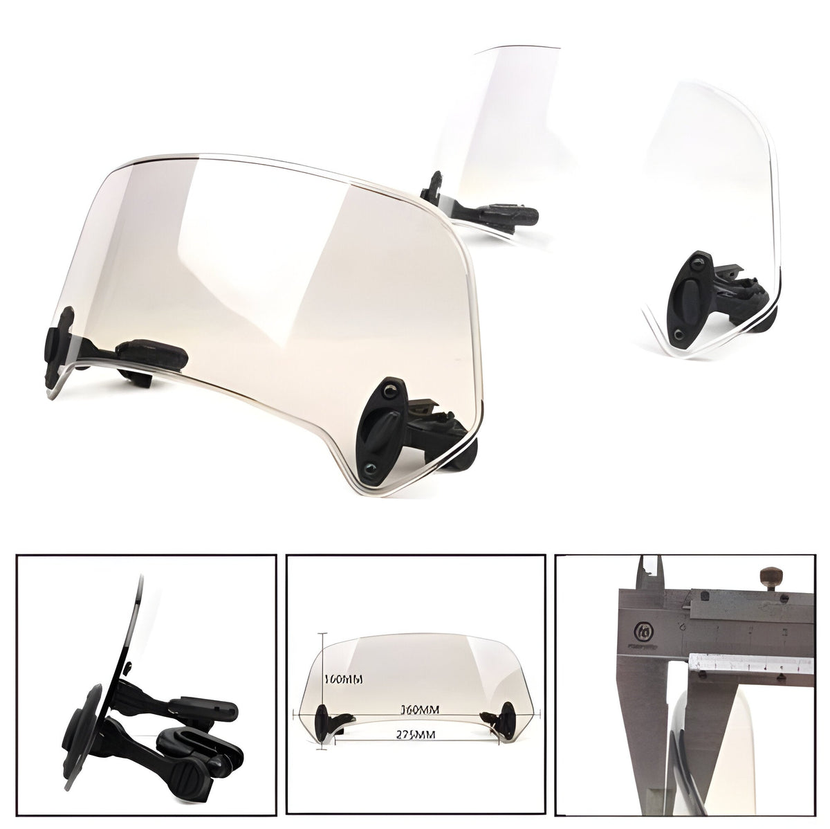 Enhanced Motorcycle Windshield Extension for Ultimate Comfort