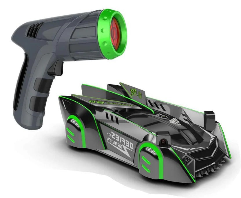 Gravity-Defying Wall Racer for Kids - Laser-Controlled Fun