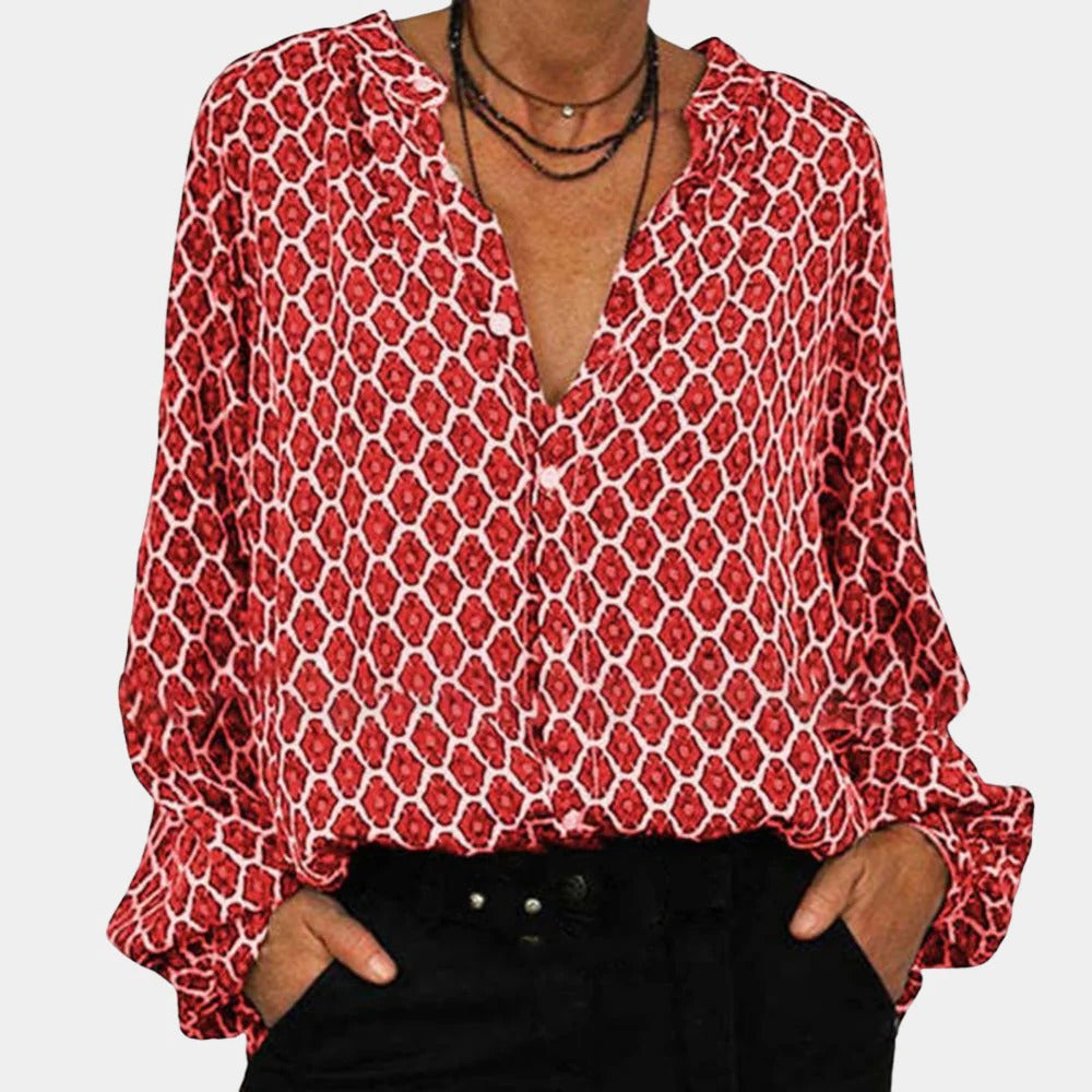 Relaxed Fit Women's Everyday Blouse