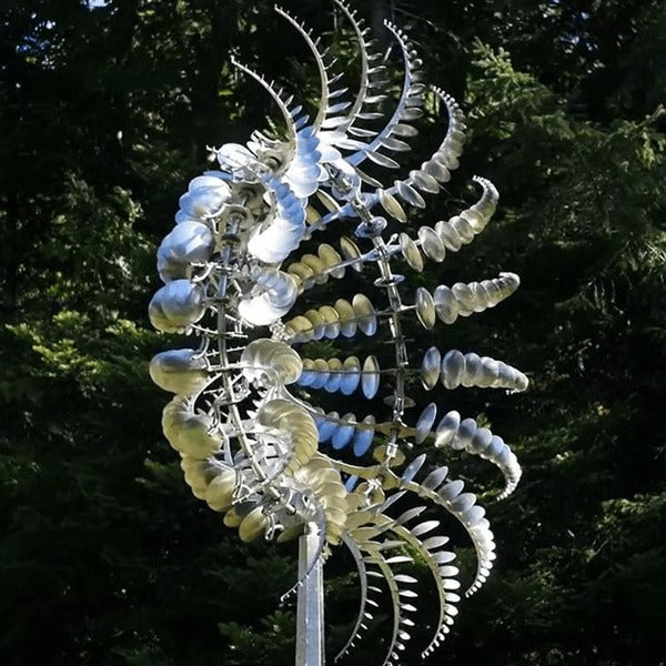 Elegant Dual Motion Garden Wind Spinner for Enchanting Decor