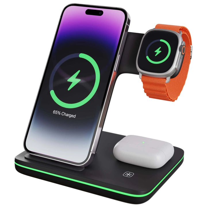 TriCharge Hub – Smart Wireless Charging Station for All Your Devices