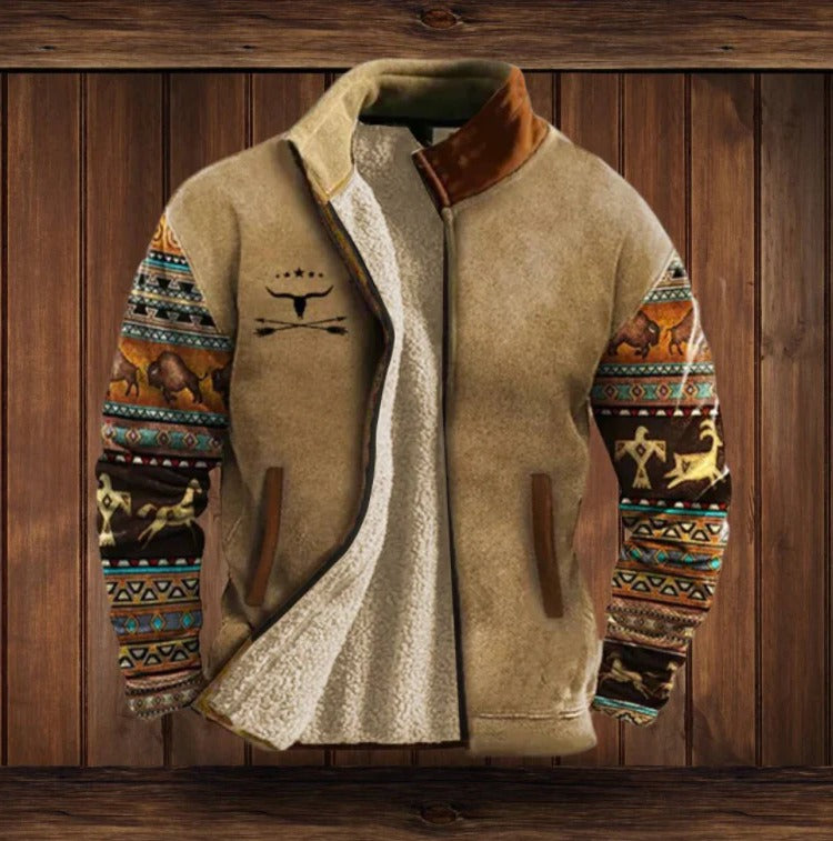 Men's Versatile Fleece Jacket for Outdoor Comfort