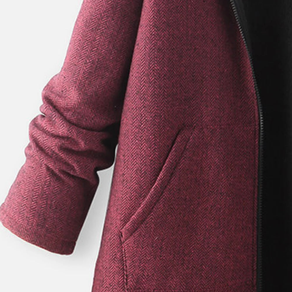Chic Women's Cozy Hooded Jacket for All Seasons