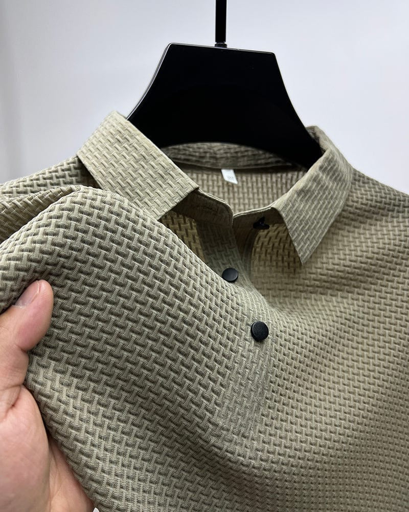Men's Stylish Ventilated Short-Sleeve Shirt