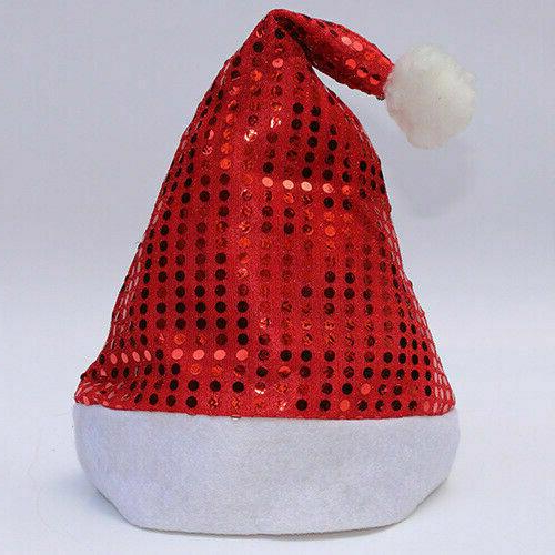 Festive LED Santa Hat with Color-Changing Lights