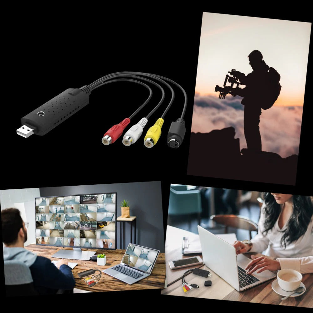 Digital Video Transfer Hub with USB Connectivity