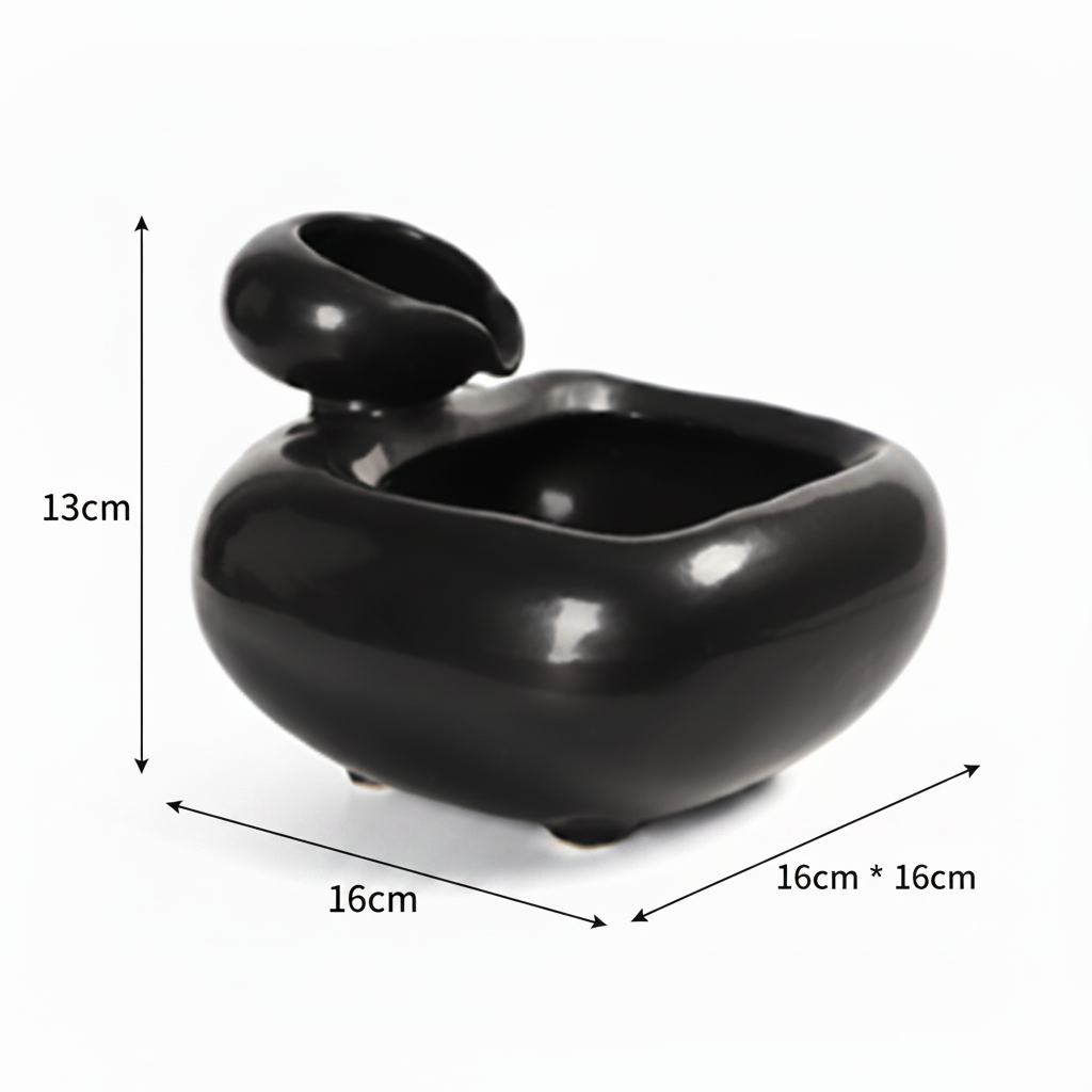 Tranquil Flow – Elegant Ceramic Indoor Fountain