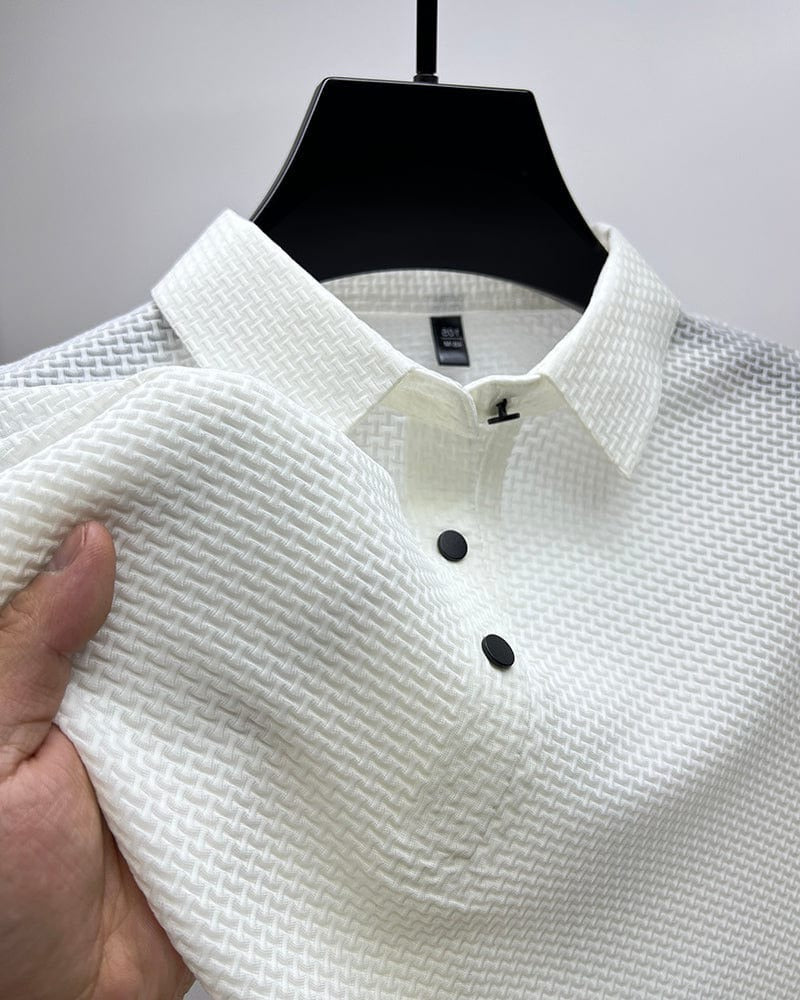 Men's Stylish Ventilated Short-Sleeve Shirt