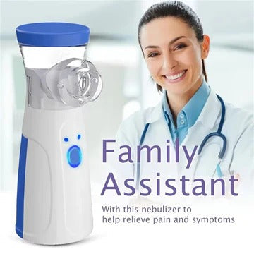 BreatheEasy Portable Mesh Inhaler – Rechargeable Device for All Ages