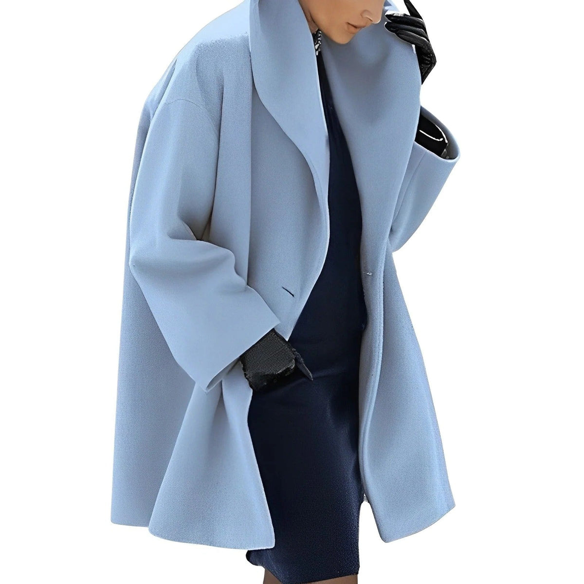 Chic Woolen Overcoat for Winter Comfort
