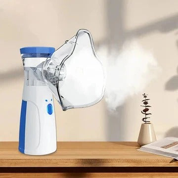 BreatheEasy Portable Mesh Inhaler – Rechargeable Device for All Ages