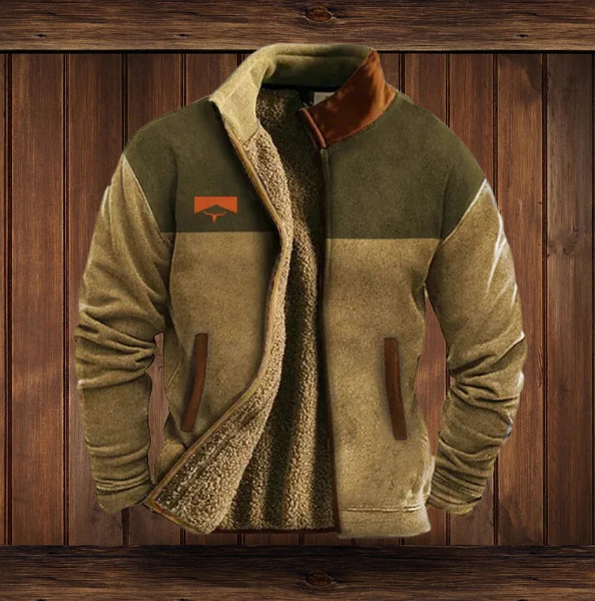 Men's Versatile Fleece Jacket for Outdoor Comfort