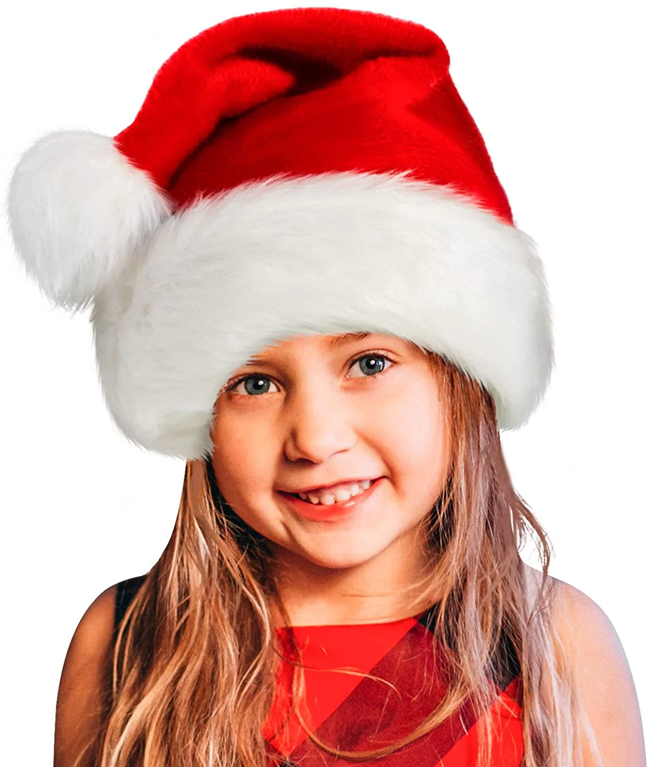 Festive LED Santa Hat with Color-Changing Lights