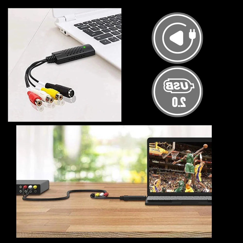 Digital Video Transfer Hub with USB Connectivity