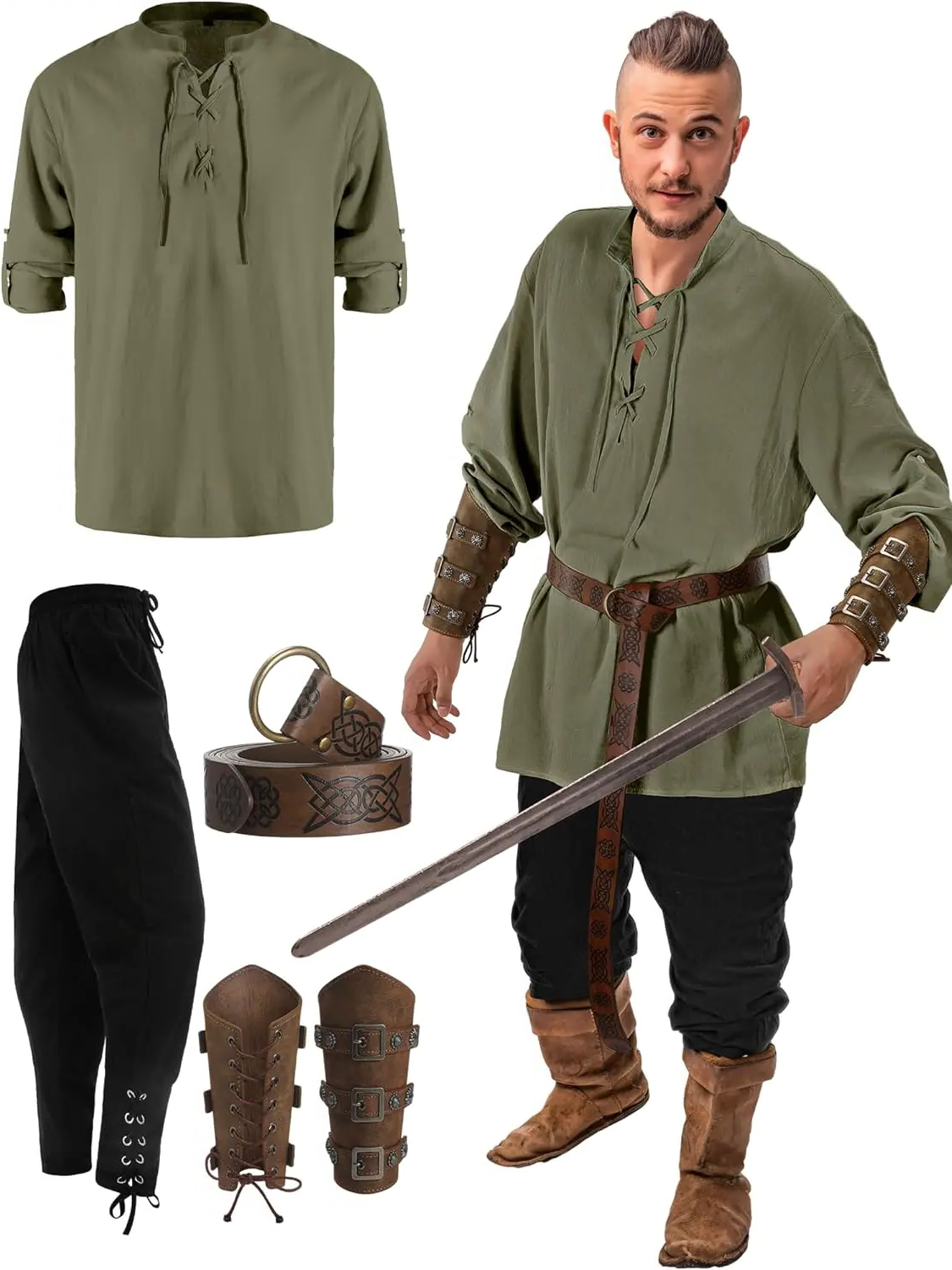 Swashbuckler's Adventure: Four-Piece Pirate Outfit