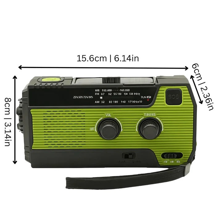 Ultimate Survival Radio with Multi-Function Features
