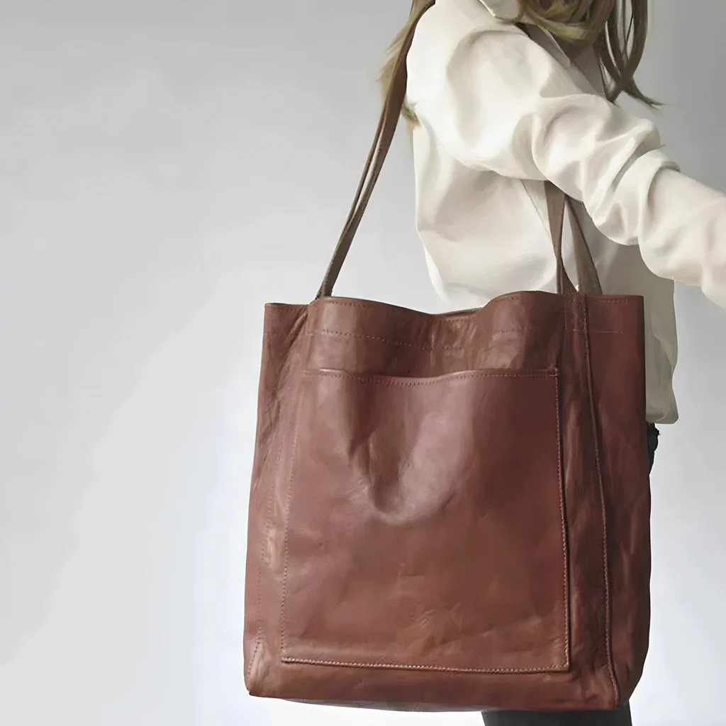 Chic Women's Premium Faux Leather Satchel
