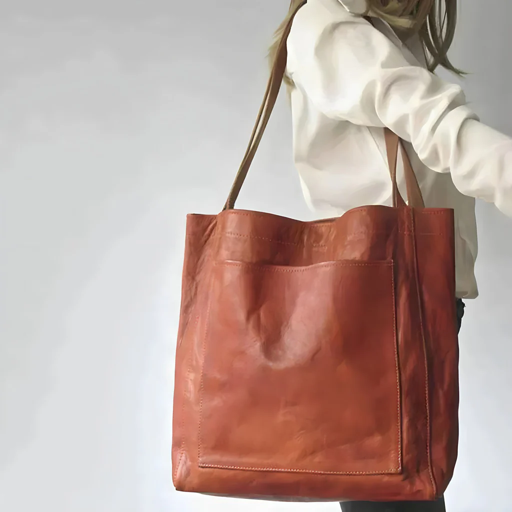 Chic Women's Premium Faux Leather Satchel