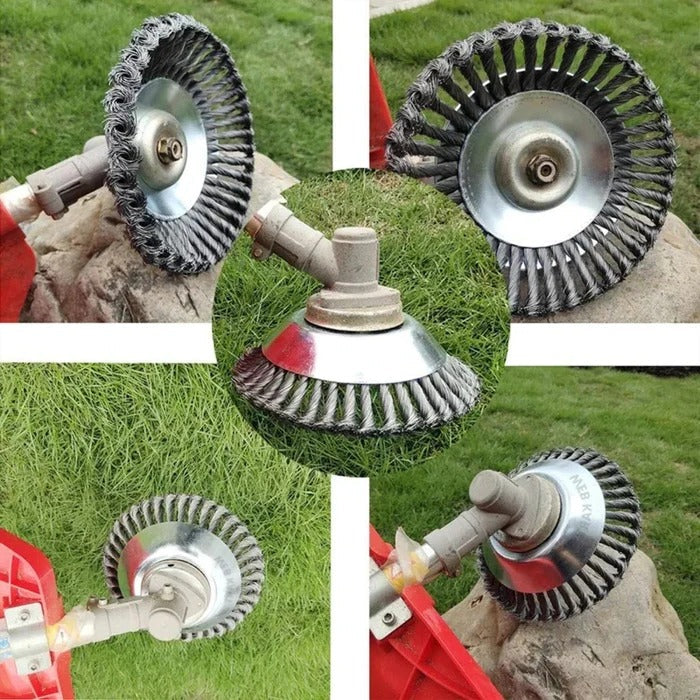 Sturdy Weed Removal Wheel for Powerful Yard Care