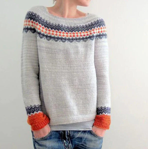 Chic Vintage Knit Sweater for Women