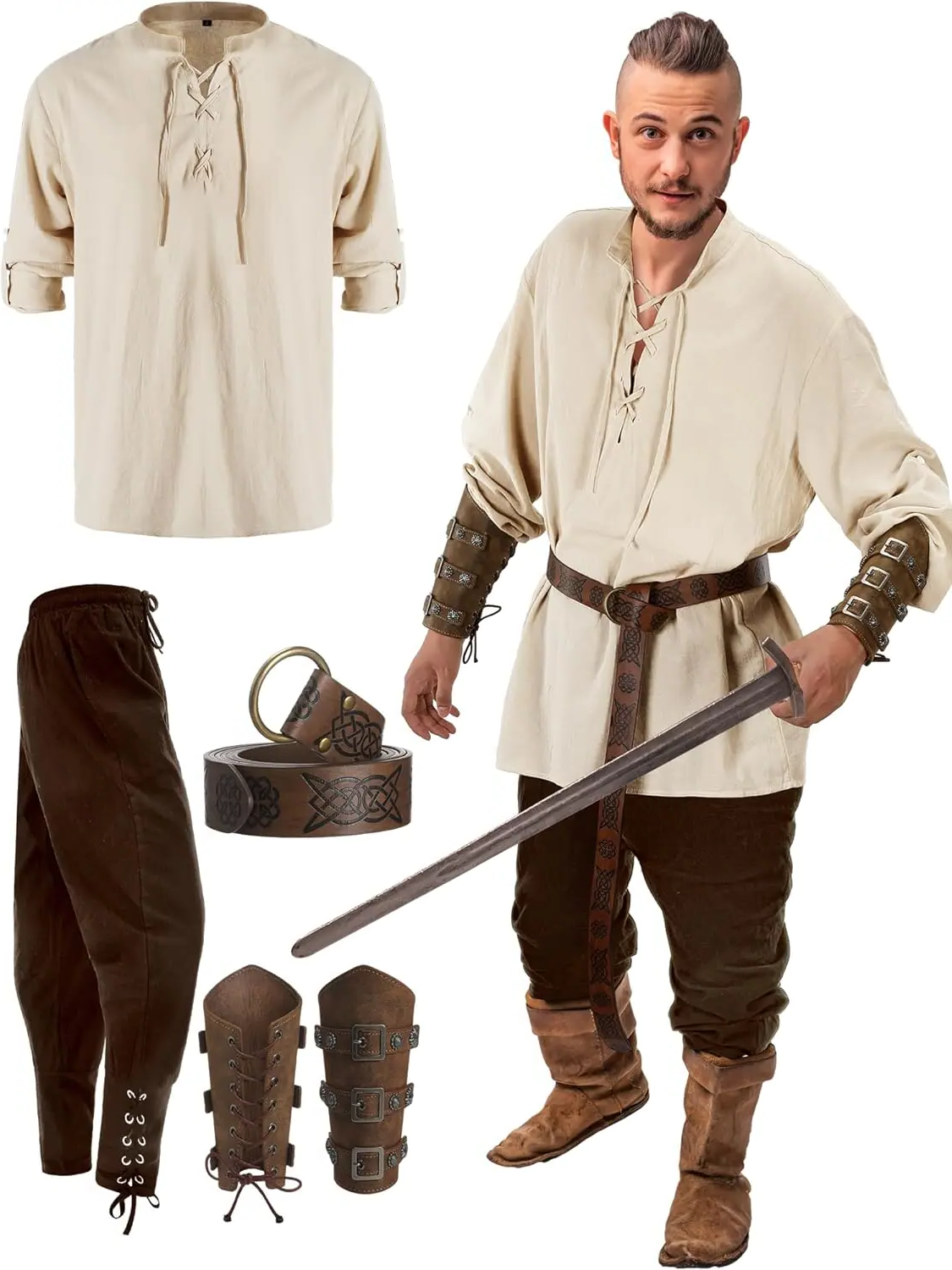 Swashbuckler's Adventure: Four-Piece Pirate Outfit