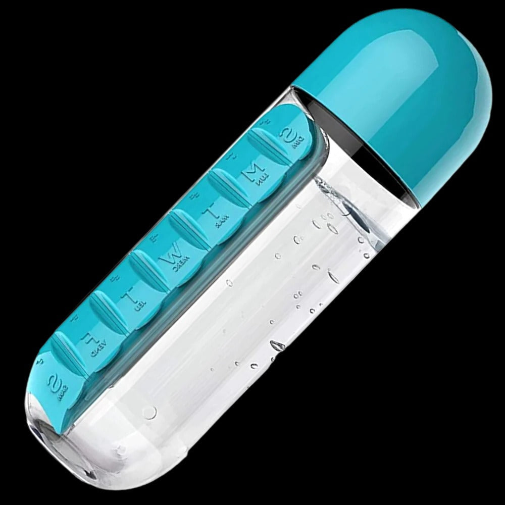 Hydration Companion with Medication Organizer