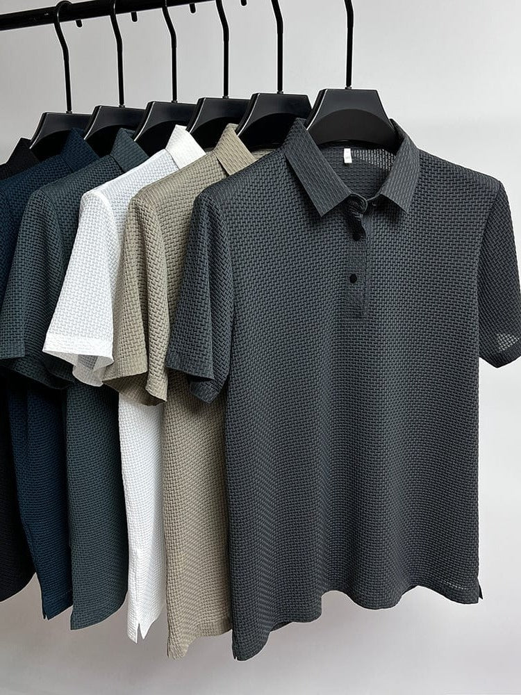 Men's Stylish Ventilated Short-Sleeve Shirt