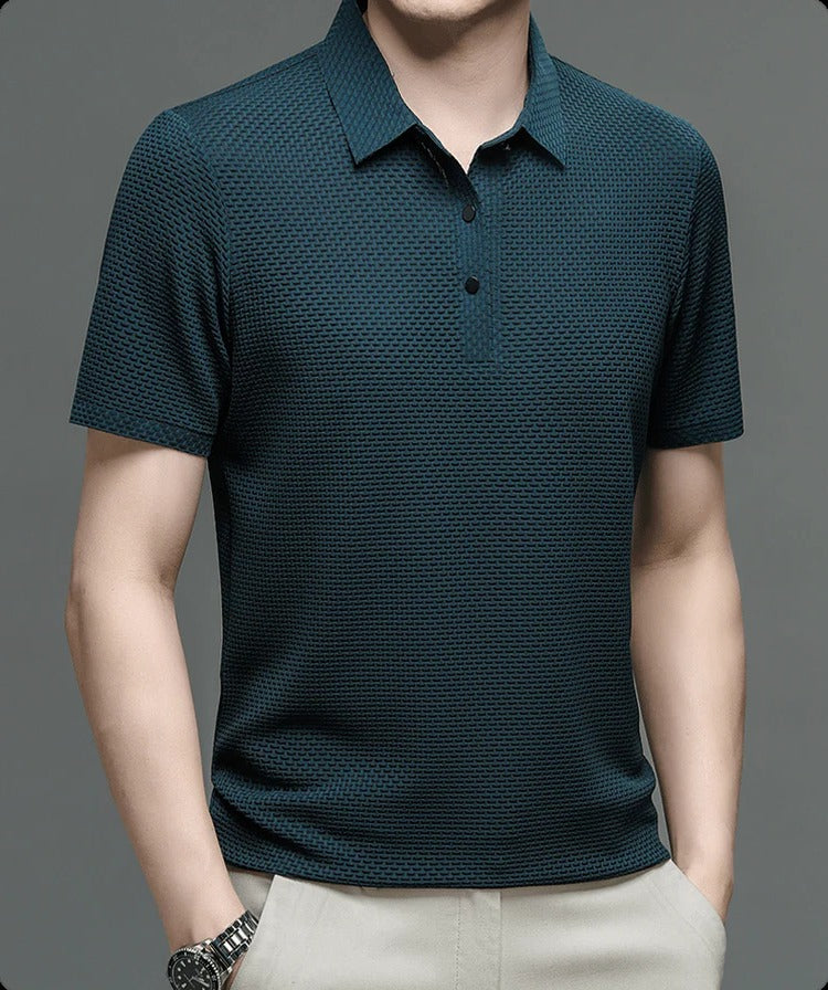 Men's Stylish Ventilated Short-Sleeve Shirt