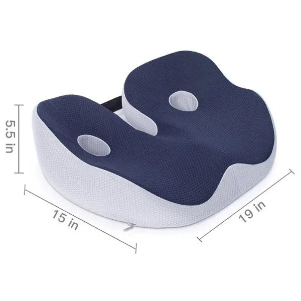 ComfortFit Adjustable Seat Cushion for Pain Relief