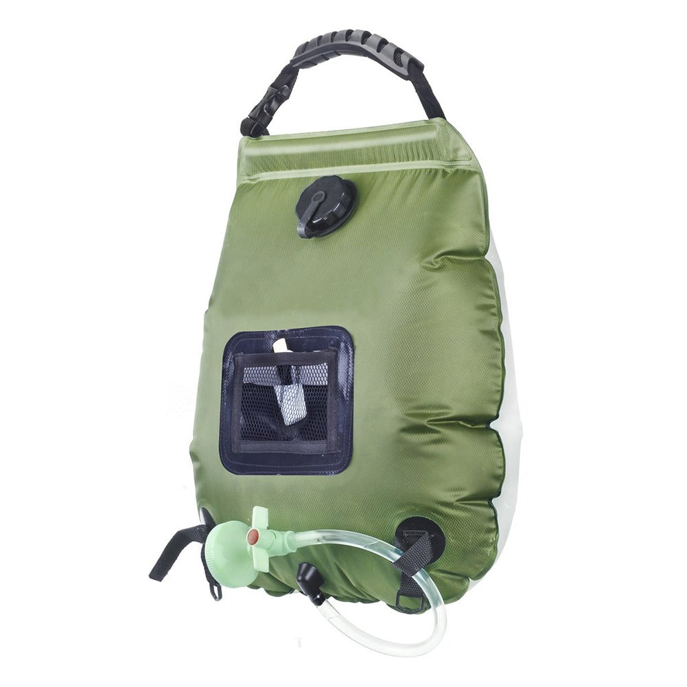 Portable Solar-Powered Outdoor Shower System