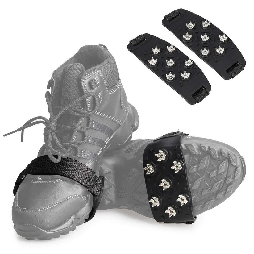 Versatile Ice Traction Slip-Ons for Footwear
