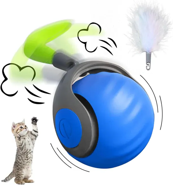 Rechargeable Interactive Cat Play Ball for Endless Fun