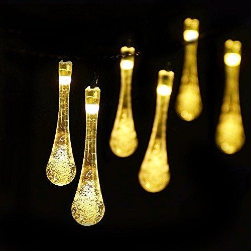 Eco-Friendly Solar String Lights (15.7FT, 20 LEDs)