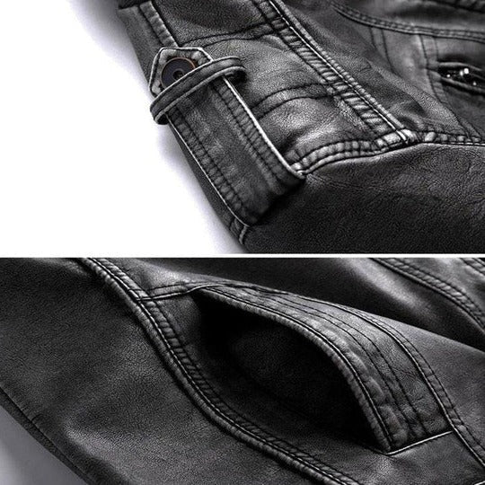 Classic Men's Motorcycle Jacket for Everyday Adventures