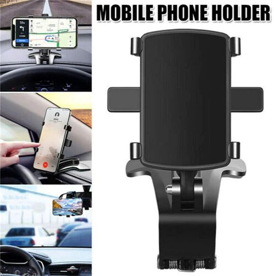 Versatile 360° Rotating Car Phone Mount for Easy Viewing