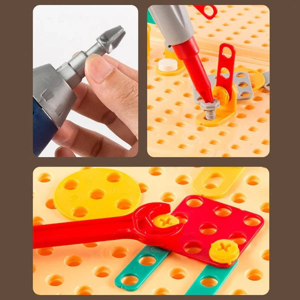 Kids' Creative Builder Drill and Puzzle Set