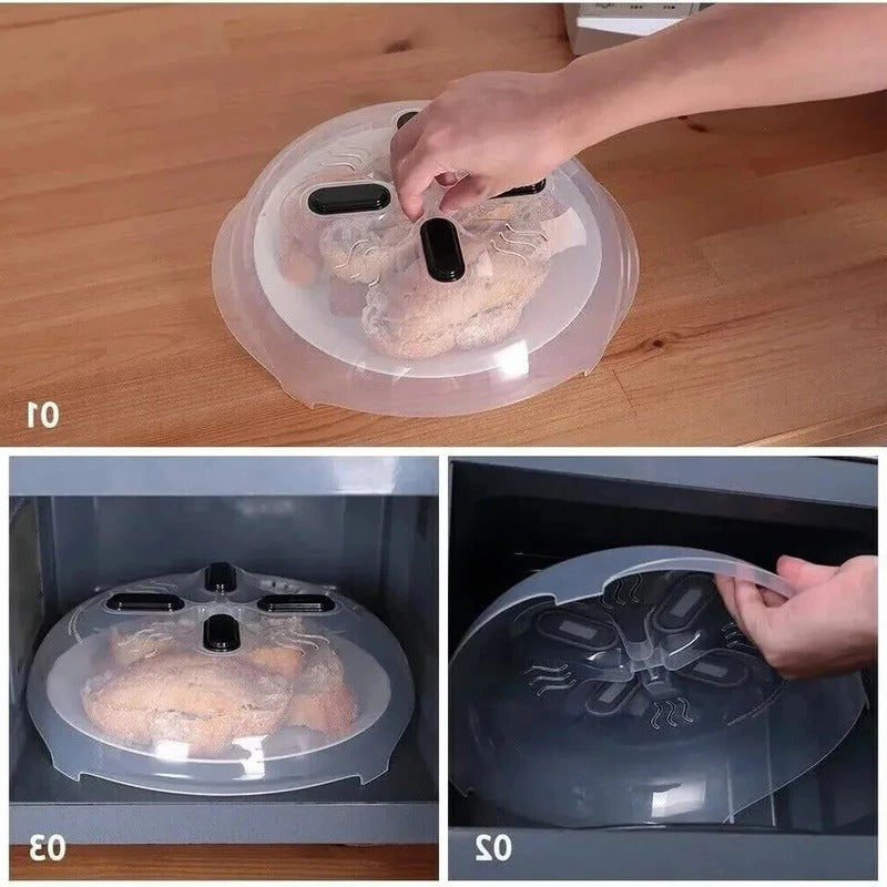 Microwave Splash Guard with Magnetic Grip